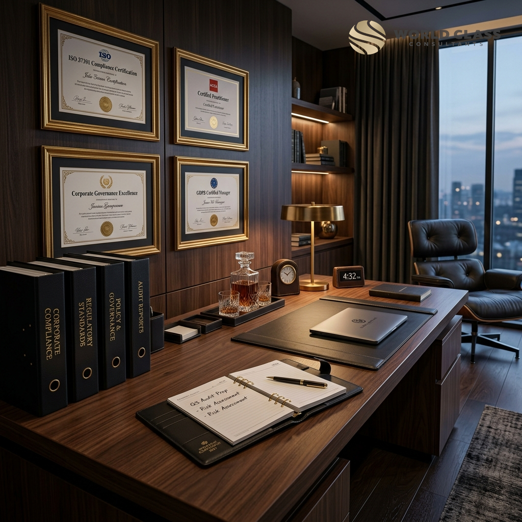 Consultant in office